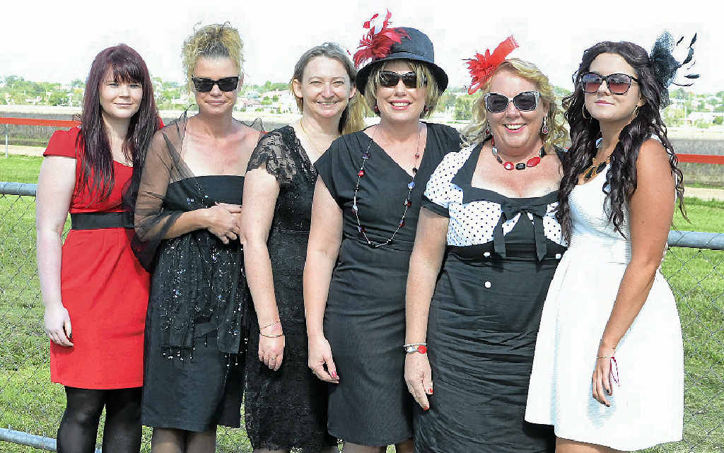Kirby Nicholson, Julie McKavanagh, Tracey Shatte, Colleen Hunt, Robyn Crighton, and Rebecca Schmit at the Picnic Races last year. Kirby Nicholson, Julie McKavanagh, Tracey Shatte, Colleen Hunt, Robyn Crighton, and Rebecca Schmit at the Picnic Races last year.